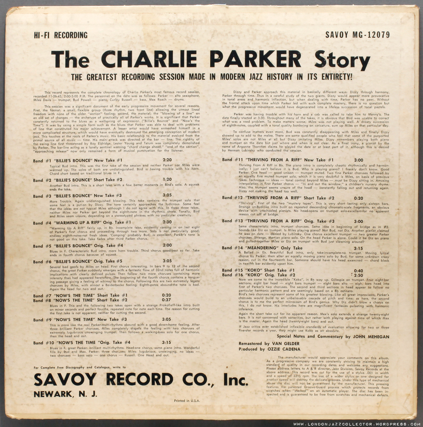 charlie parker complete savoy dial master takes rar